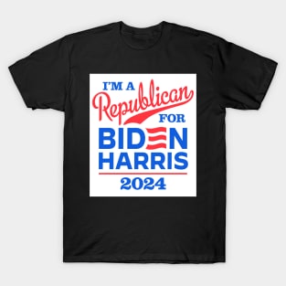 I'm a Republican For Biden 2024 T-Shirt